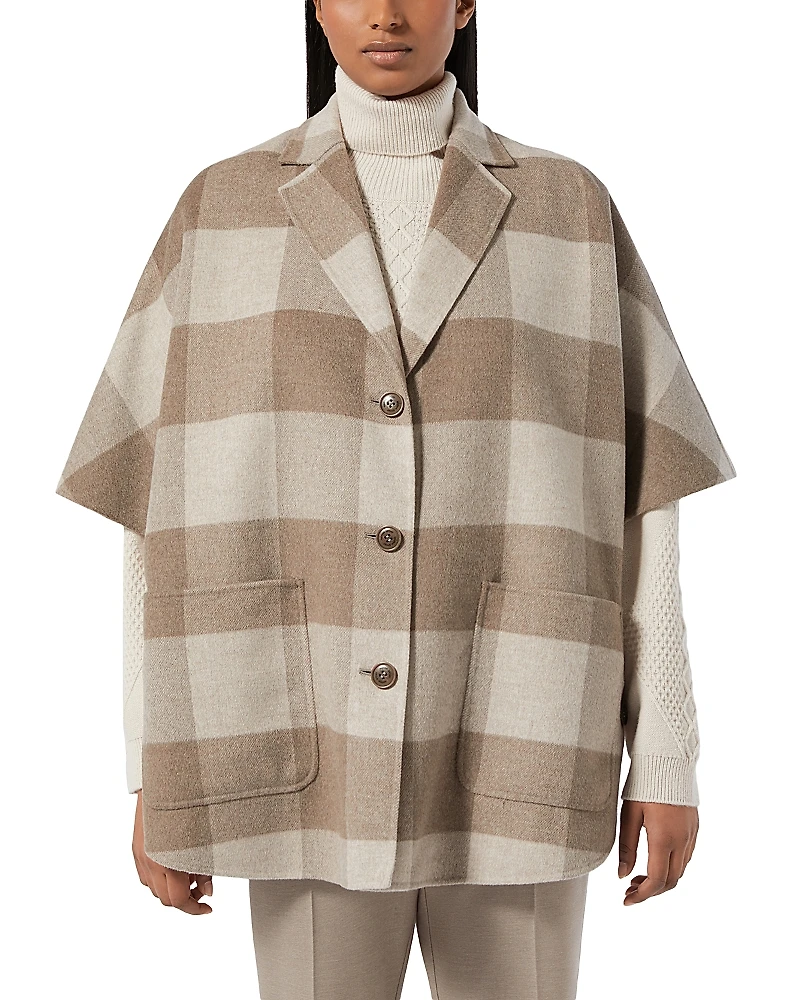 Marina Rinaldi Sport Wool Blend Short Coat