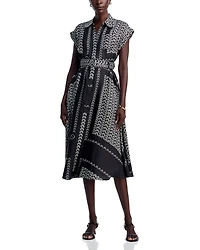 Serena Rolled Sleeve Shirt Dress