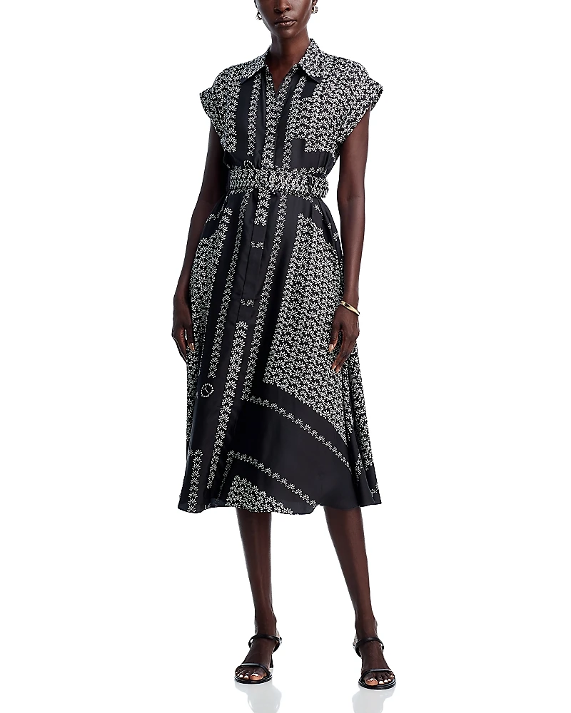 Toccin Serena Rolled Sleeve Shirt Dress