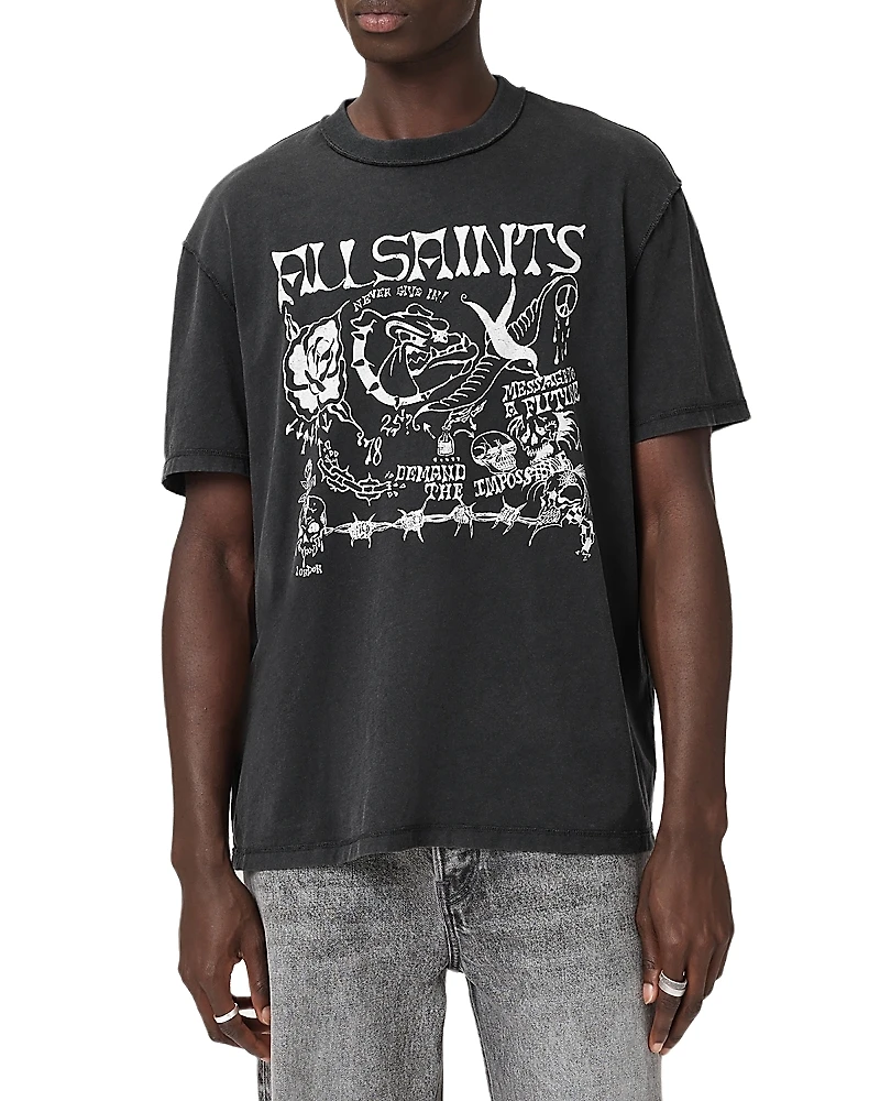 Allsaints Chingford Graphic Tee