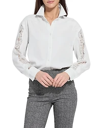 Lysse Natasha Lace Trim Shirt