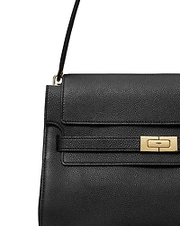 Lee Radziwill Pebble Leather Large Shoulder Bag
