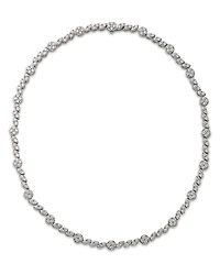 Roberto Coin 18K White Gold Diamond Marquesa Collar Necklace, 18