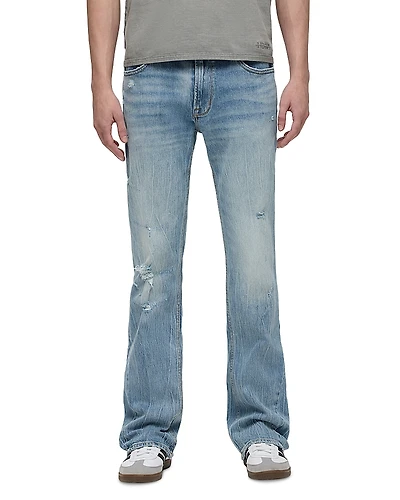 Hudson Walker Kick Flare Distressed Jeans