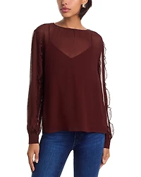Paige Isabel Silk Blouse