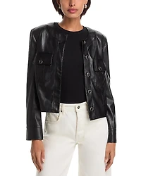 Paige Verity Faux Leather Jacket