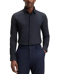 Boss Hank Slim Fit Stretch Button-Front Shirt