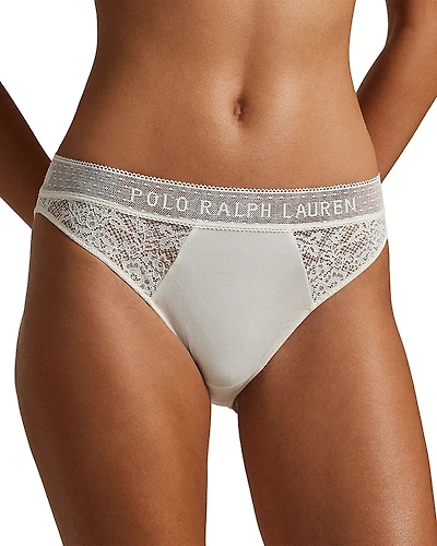 Polo Ralph Lauren Logo Lace Bikini