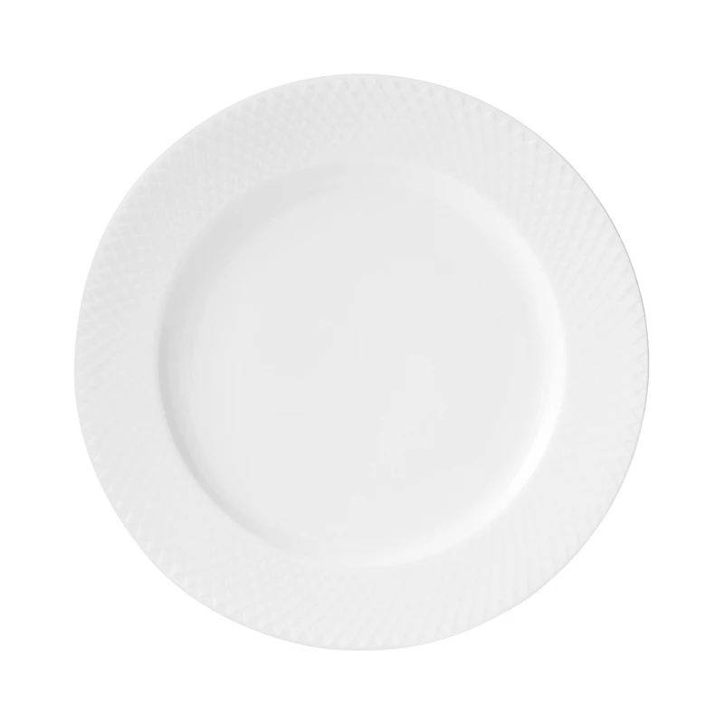 Rosendahl Rhombe Dinner Plate, White