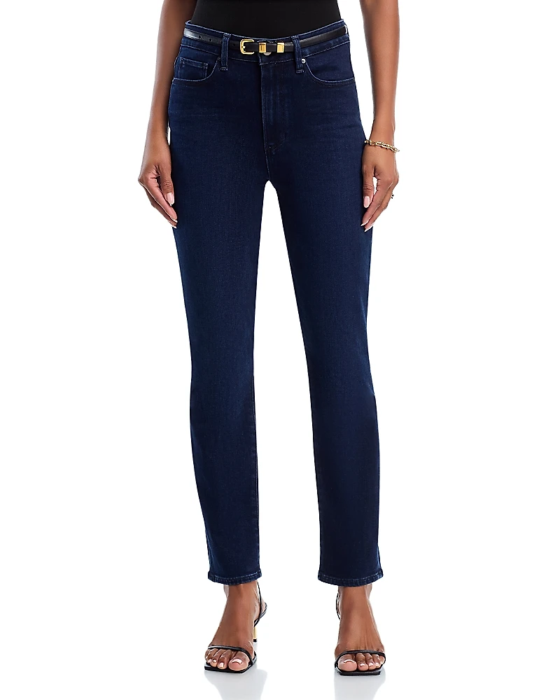 Paige Gemma High Rise Reverse Seam Skinny Jeans