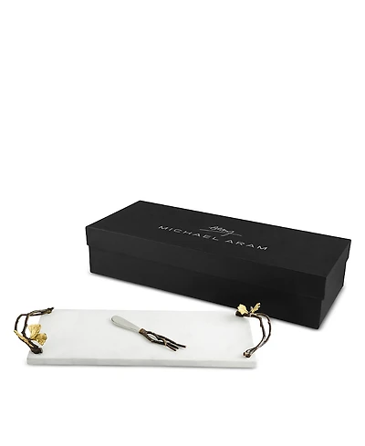 Michael Aram Butterfly Ginkgo Small Cheese Board with Knife