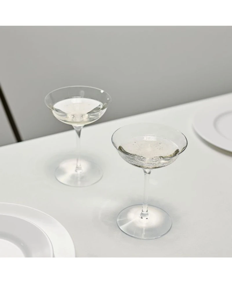 Elegance Champagne Belle Coupe Glass, Pair