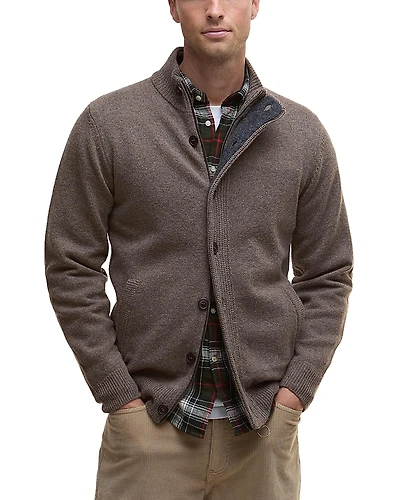 Barbour Elbow Patch Cardigan