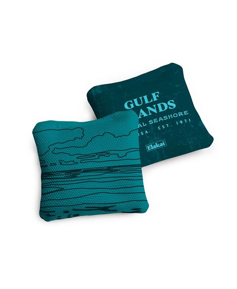 4x4 Gulf Islands National Seashore Durasuede + Turbo Polyglide Pilot Versacraft Cornhole Bags