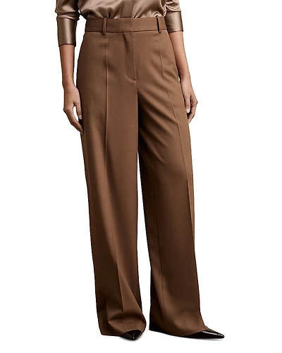 Reiss Petite Solene Wide Leg Trousers
