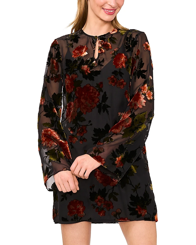 Ted Baker Bellasia Velvet Burnout Dress