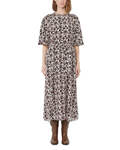 Weekend Max Mara Varese Brown Silk Dress