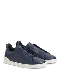 Zegna Men's Triple Stitch Secondskin Sneakers