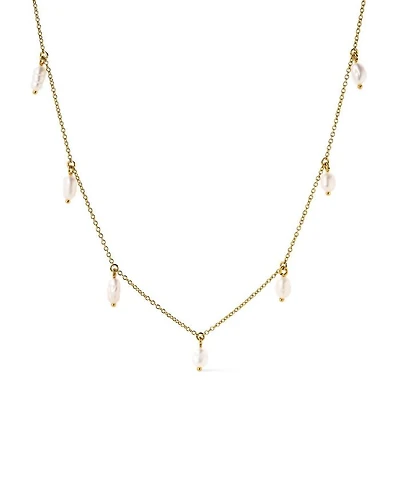 Loki Gold Pearl Necklace