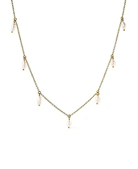Ana Luisa Loki Gold Pearl Necklace