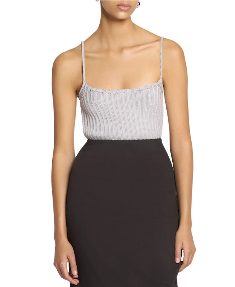 Ribbed Tank Top Viscose