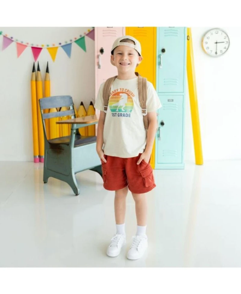 Boys' Ready to Crush First Grade Short Sleeve T-Shirt - Little Kid, Big Kid