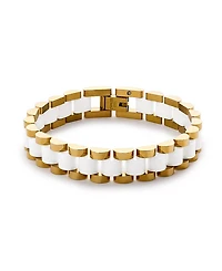 Ana Luisa Ora Gold Ceramic Watch Strap Bracelet