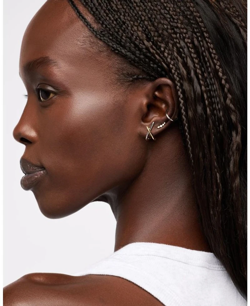 Gold Sloane Stud Earrings