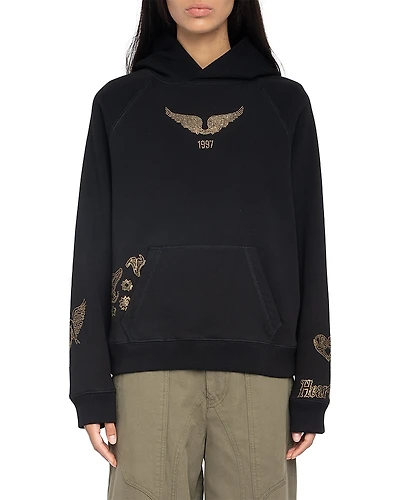 Zadig & Voltaire Georgy Embellished Hoodie