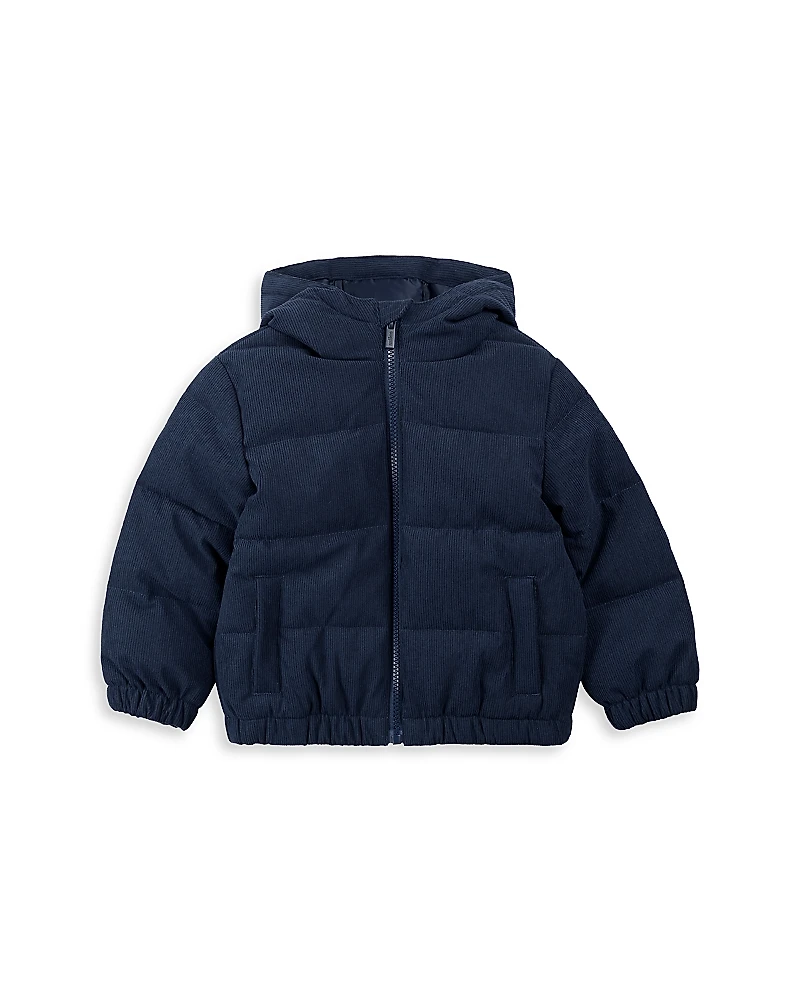 Miles The Label Boys' Corduroy Hooded Packable Jacket - Baby