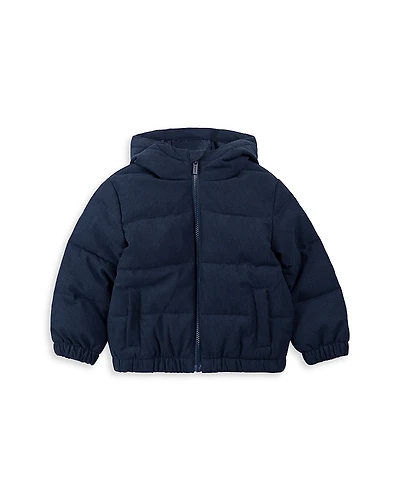 Miles The Label Boys' Corduroy Hooded Packable Jacket - Baby