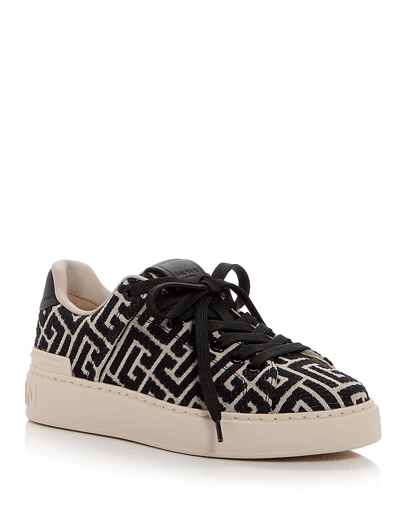 Balmain Women's B-Court Monogram Sneakers