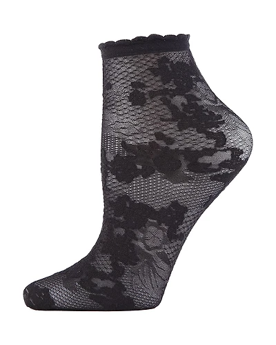 Natori Scarlet Sheer Shortie Socks