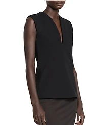 Jersey Top with a Plunging Neckline