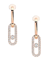 Messika Diamond Move Link Earrings