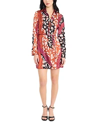 Donna Morgan Long Sleeve Mini Dress