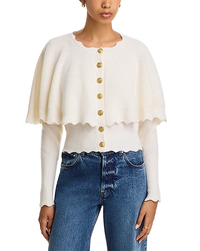 LoveShackFancy Daelyn Cardigan Sweater