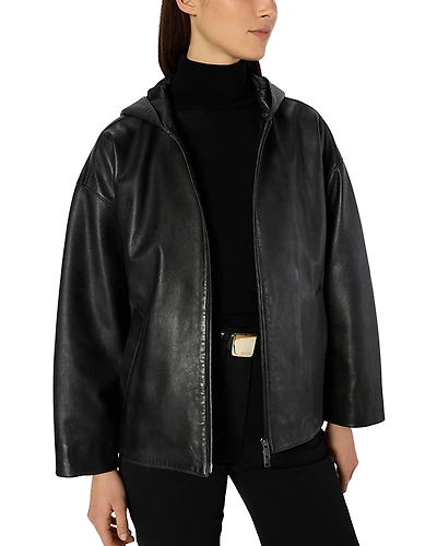 Gerard Darel Nabila Leather Coat