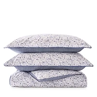 Christy Ditsy Gingham Duvet Cover Set, Full Queen