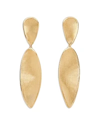 Marco Bicego 18K Yellow Gold Lunaria Twist Double Drop Earrings