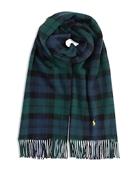 Polo Ralph Lauren Plaid Wool Twill Scarf