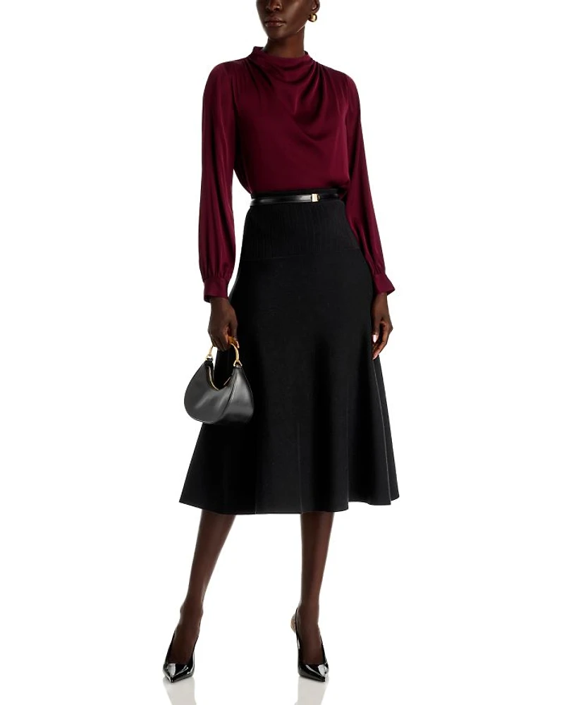 The Ember Silk Blouse