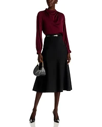 The Ember Silk Blouse