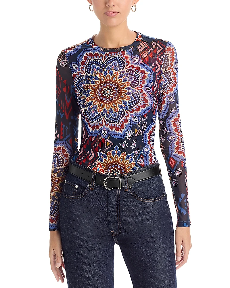 Johnny Was Natalie Long Sleeve Top