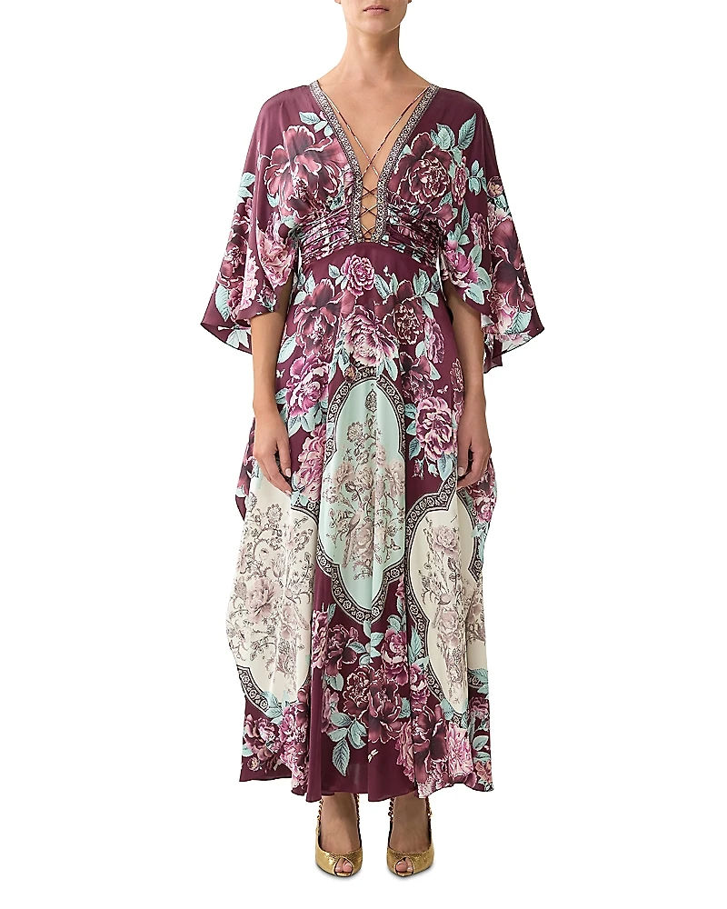 Camilla Silk Charmeuse Maxi Dress