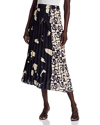 La Fee Maraboutee Pleated Midi Skirt