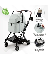 Tinker Small Detachable with Compact Buggy for Cats & Small Dogs Pet Stroller