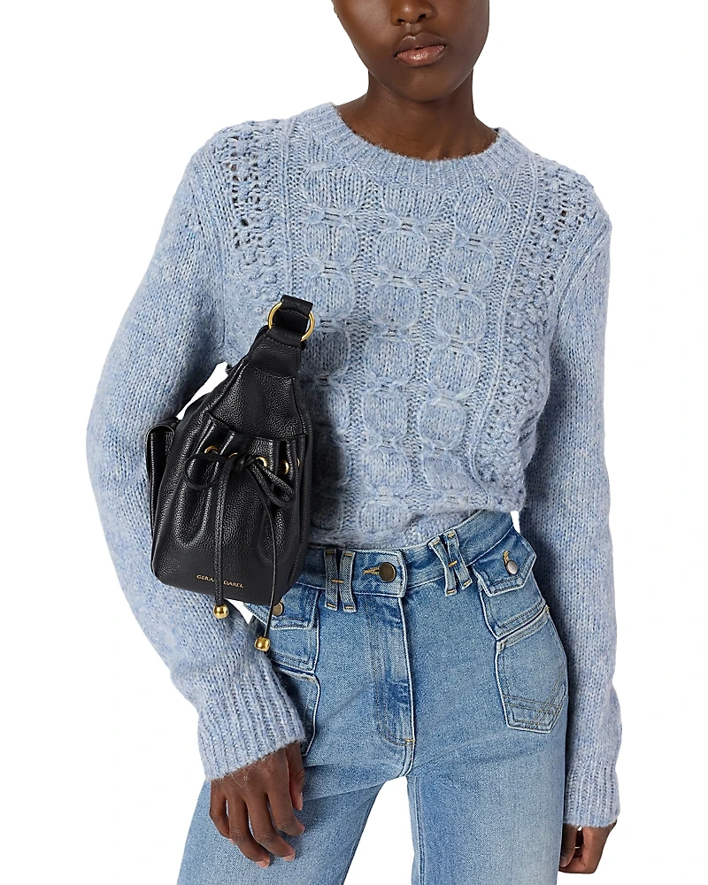 Gerard Darel Esperanza Textured Knit Sweater