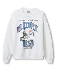 Junk Food Clothing Grateful Dead Helmet Flea Market Fleece Sweatshirt