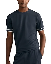 Reiss Oscar Piped Textured Tee